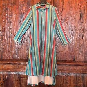 Western/Aztec style long shirt. Size Small. So cute!!!